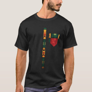 Camiseta Los hombres africanos de arte Dashiki Kente son ne