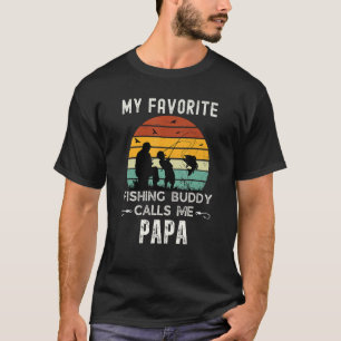 Camiseta Los hombres alucinan a mi amigo pescador me llama 