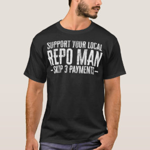 Camiseta Los Hombres Apoyan Su Reposición Graciosa Del Homb