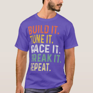 Camiseta Los Hombres Arrastran Regalos De Carreras Construy