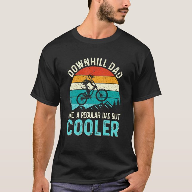 Camiseta Los Hombres Bajan La Colina A Papá Como Un Padre R (Anverso)