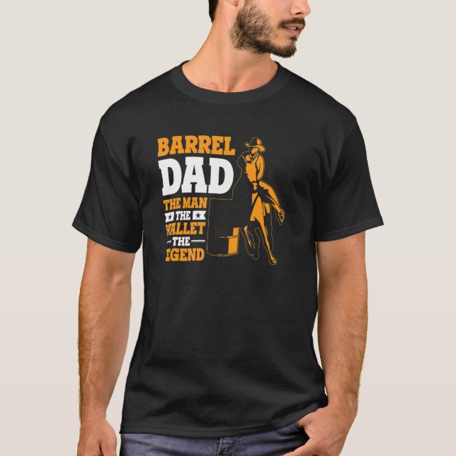 Camiseta Los Hombres Barrel Dad El Hombre La Cartera La Ley (Anverso)