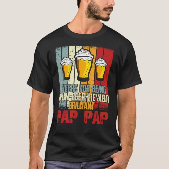 Camiseta Los Hombres Beben Alegría Por Ser Una Cerveza De L (Anverso)
