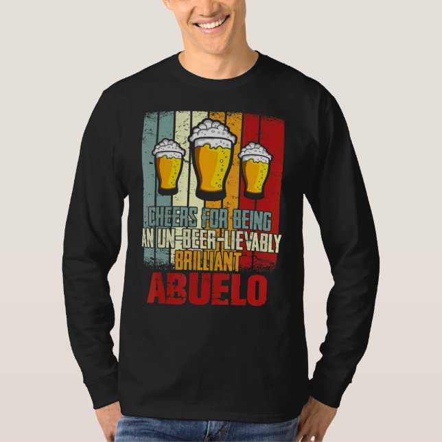 Camiseta Los Hombres Beben Saludos Por Ser Una Cerveza De L (Anverso)