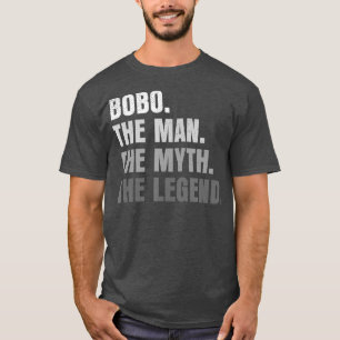 Camiseta Los Hombres Bobo El Hombre El Mito El Abuelo De La