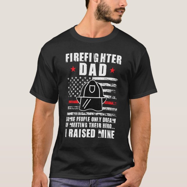 Camiseta Los hombres bomberos papá algunas personas solamen (Anverso)
