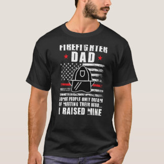 Camiseta Los hombres bomberos papá algunas personas solamen