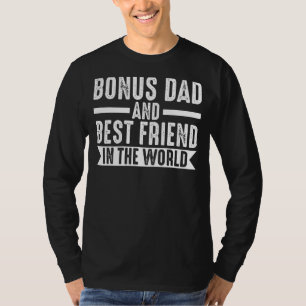 Camiseta Los Hombres Bonus Papá Y El Mejor Amigo Del Mundo