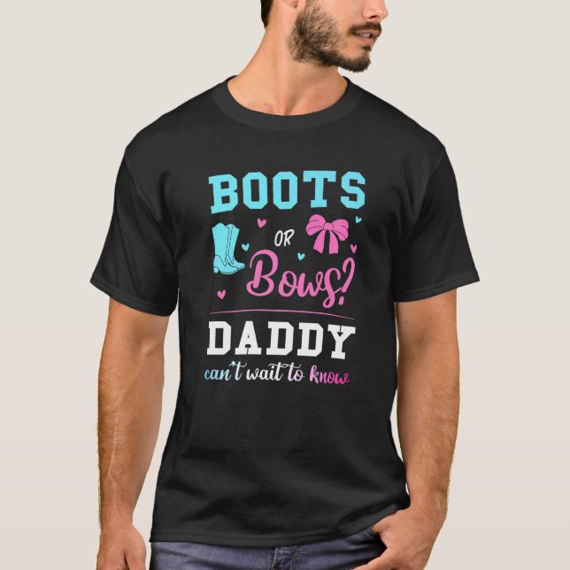 Camiseta Los Hombres Boots O Boca Papi El Género Revelan Ro (Anverso)