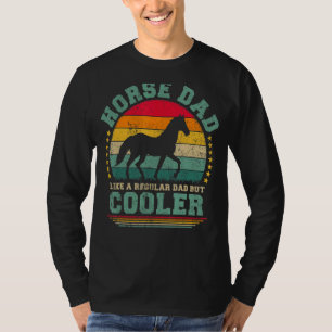 Camiseta Los Hombres Caballo A Papá Como Un Padre Regular P