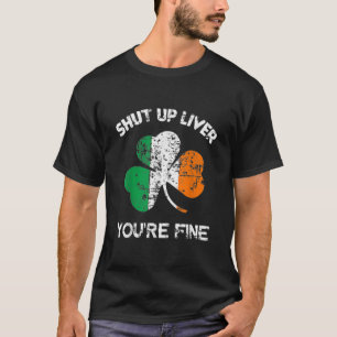 Camiseta Los hombres callan el hígado estás bien, Día de Sa