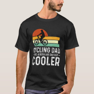 Camiseta Los Hombres Ciclizan A Papá Como Un Padre Regular 