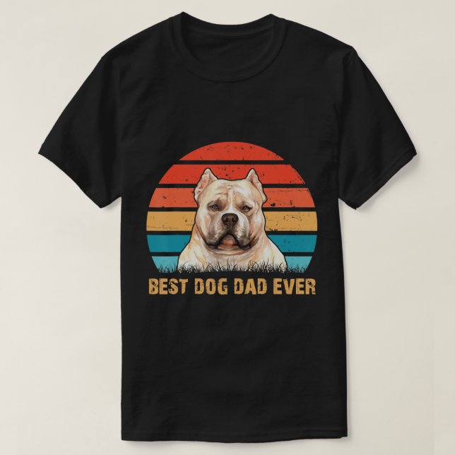 Camiseta Los hombres citan al mejor papá de perro de la his (Diseño del anverso)