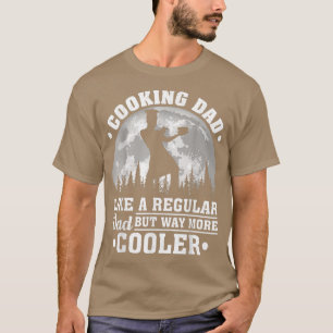 Camiseta Los Hombres Cocinando A Papá Como Un Padre Común C