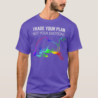Camiseta Los hombres comercian con su plan de operaciones e