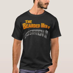 Camiseta Los hombres con barba de la estación espacial
