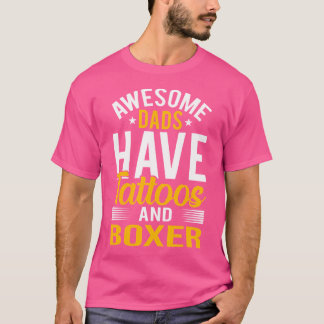 Camiseta Los Hombres Con Maravillosos Papeles Y Boxer Cute