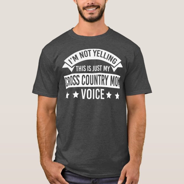 Camiseta Los hombres cruzan el campo para las mamás más gra (Anverso)