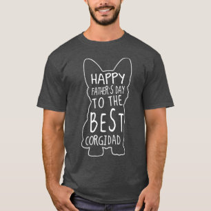 Camiseta Los Hombres Cutan El Día De Los Padres CorgiHap