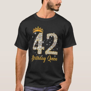 Camiseta Los hombres de 42 años es mi 42 cumpleaños Reina D