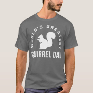 Camiseta Los hombres de ardilla divertida y divertida de la