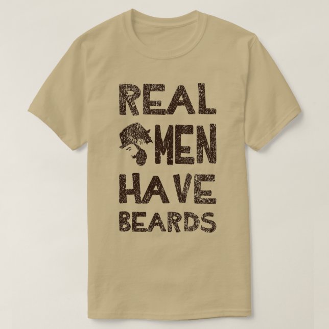 Camiseta Los hombres de Beard Reak tienen barba (Diseño del anverso)