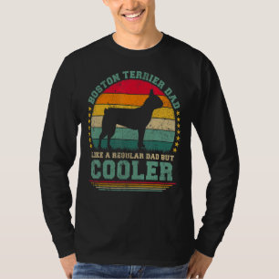 Camiseta Los hombres de Boston terrier papá gustan de papá