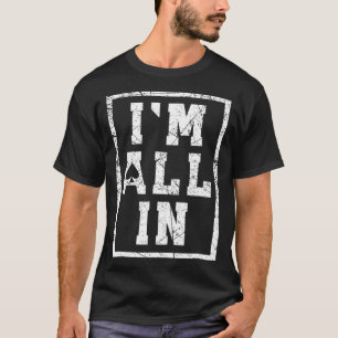 Camiseta Los hombres de divertidos juegos de póquer