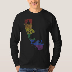 Camiseta Los hombres de la bandera del Orgullo Lesbiano Gay