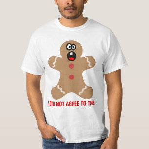 Camiseta Los hombres de pan de jengibre asustado son los me