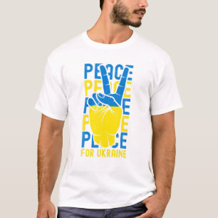 Camiseta Los hombres de Ucrania apoyan a los ucranianos en