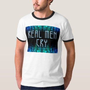 Camiseta Los hombres de verdad del SlipperyJoe lloran lágri