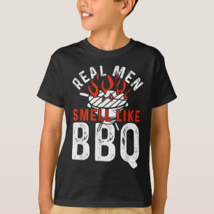 Camiseta Los Hombres De Verdad Huelen Como Bbq Funny Bbq Sm