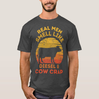Camiseta Los hombres de verdad huelen como el diesel y la c