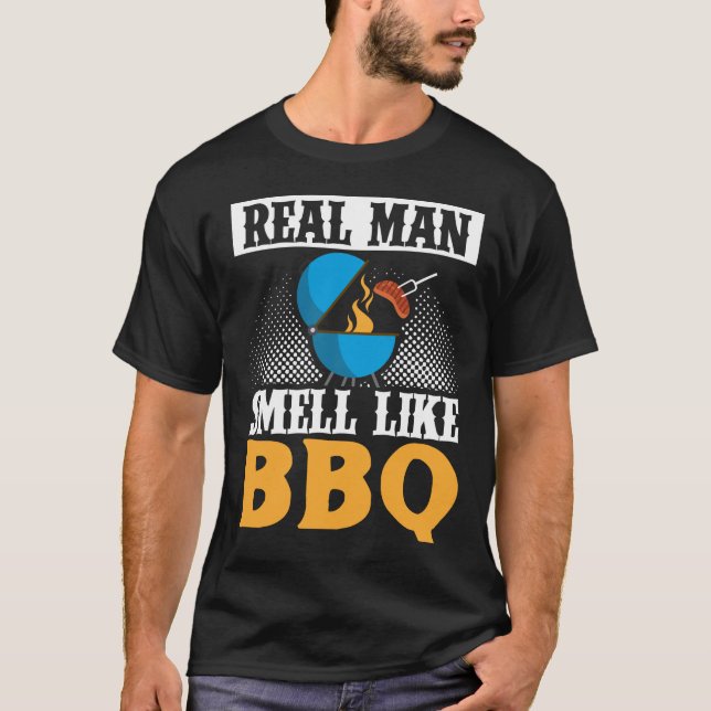 Camiseta Los Hombres De Verdad Huelen Como La Carne De Parr (Anverso)