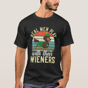 Camiseta Los Hombres De Verdad Juegan Con Sus Esposos Dachs