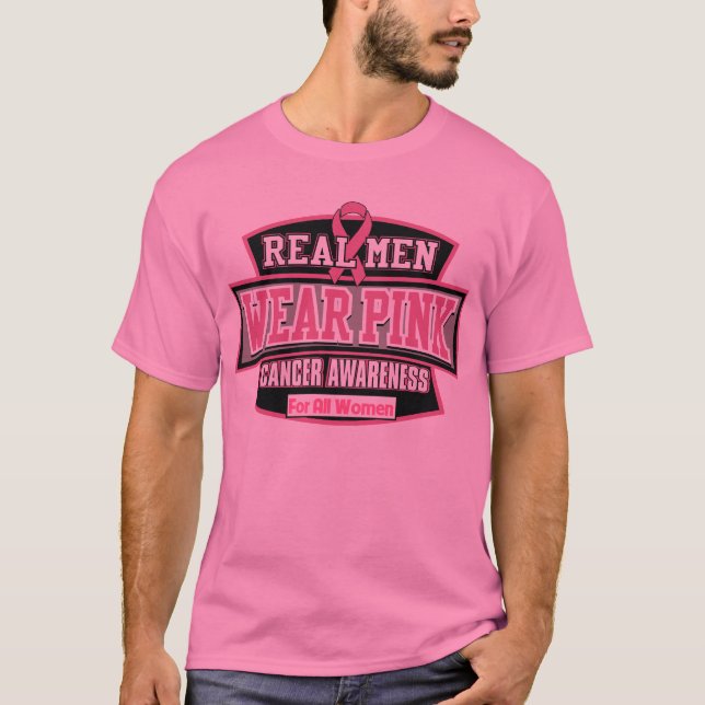 Camiseta Los Hombres De Verdad Usan Rosa Para Todas Las Muj (Anverso)