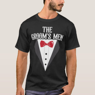 Camiseta Los hombres del novio Groom Squad Noche de soltero