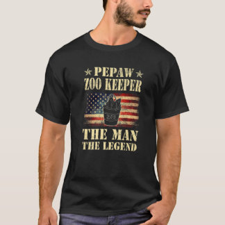 Camiseta Los hombres del zoológico Pepaw cuidan al hombre