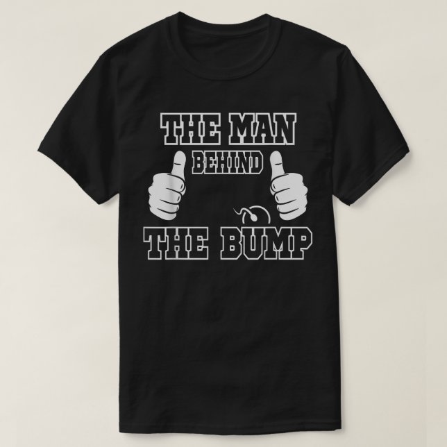 Camiseta Los hombres detrás de la campaña de Baby Shower pa (Diseño del anverso)