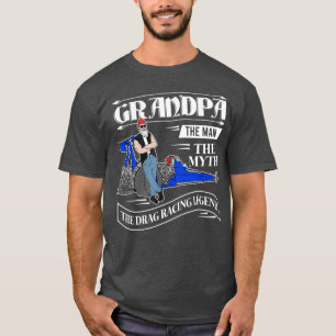 Camiseta Los Hombres Divertidos Arrastrar Carreras Abuelo E