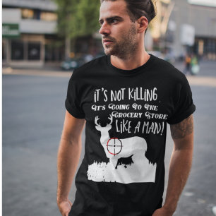 Camiseta Los hombres divertidos de la cita de la caza de