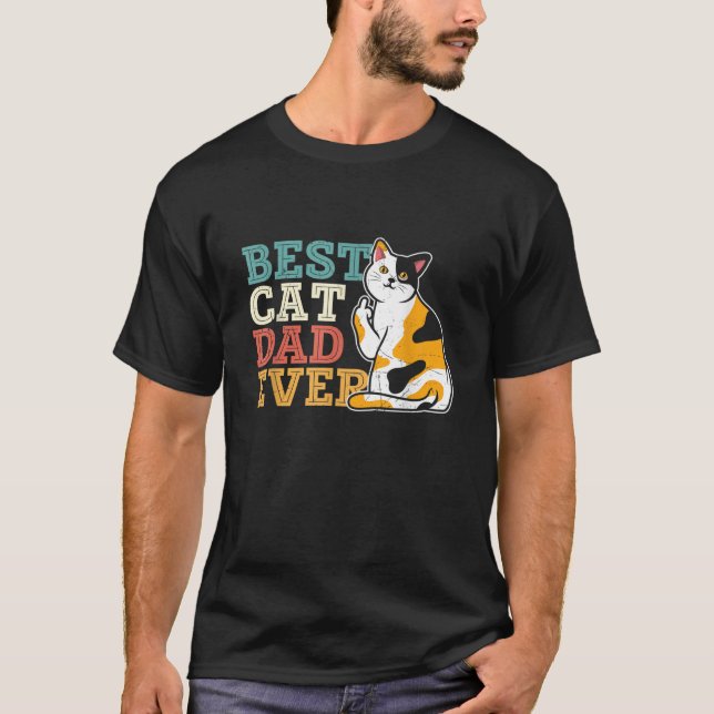 Camiseta Los hombres divertidos padres día mejor papá papá  (Anverso)