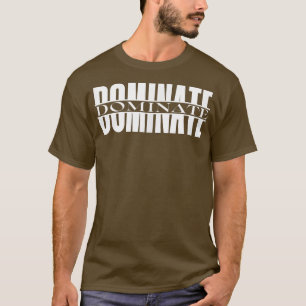 Camiseta Los Hombres DOMINAN Gimnasio Fitness Entrenamiento