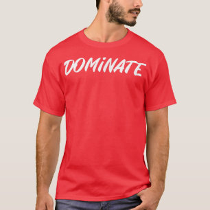 Camiseta Los Hombres DOMINAN Gimnasio Fitness Entrenamiento