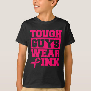 Camiseta Los Hombres Duros Usan Hombres Y Niños Rosados Apo
