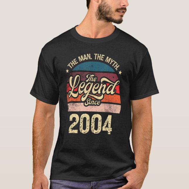 Camiseta Los Hombres El Hombre El Mito La Leyenda Desde El  (Anverso)