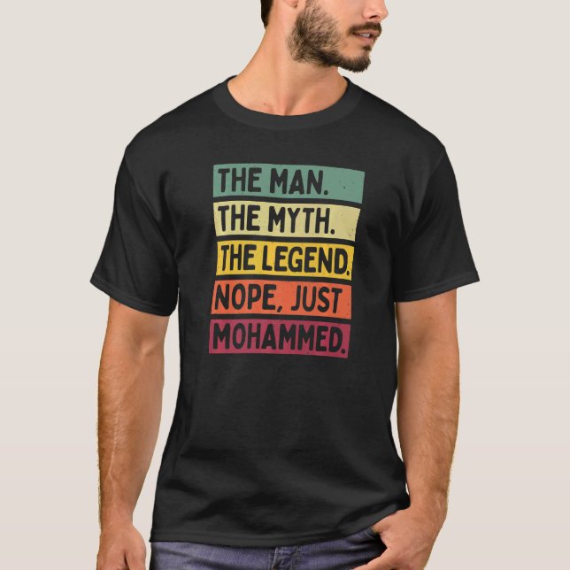 Camiseta Los Hombres El Hombre El Mito La Leyenda No Sólo E (Anverso)