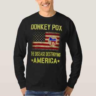 Camiseta Los Hombres Empujan La Enfermedad Destruyendo Esta