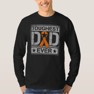 Camiseta Los hombres endurecen la leucemia al estilo milita
